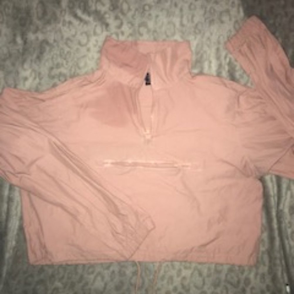 Pink quarter zip jacket